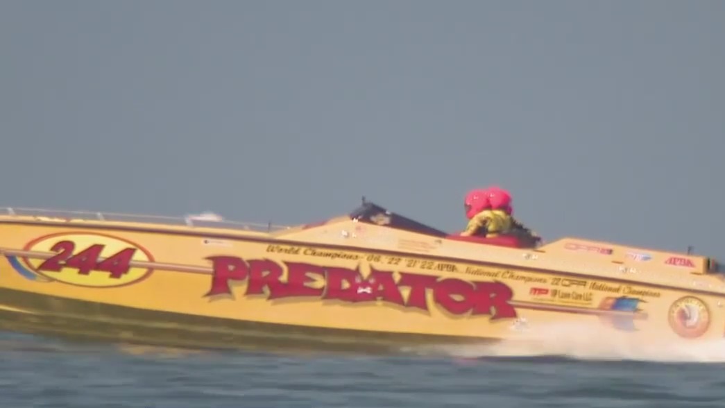 P1 Powerboat Grand Prix underway