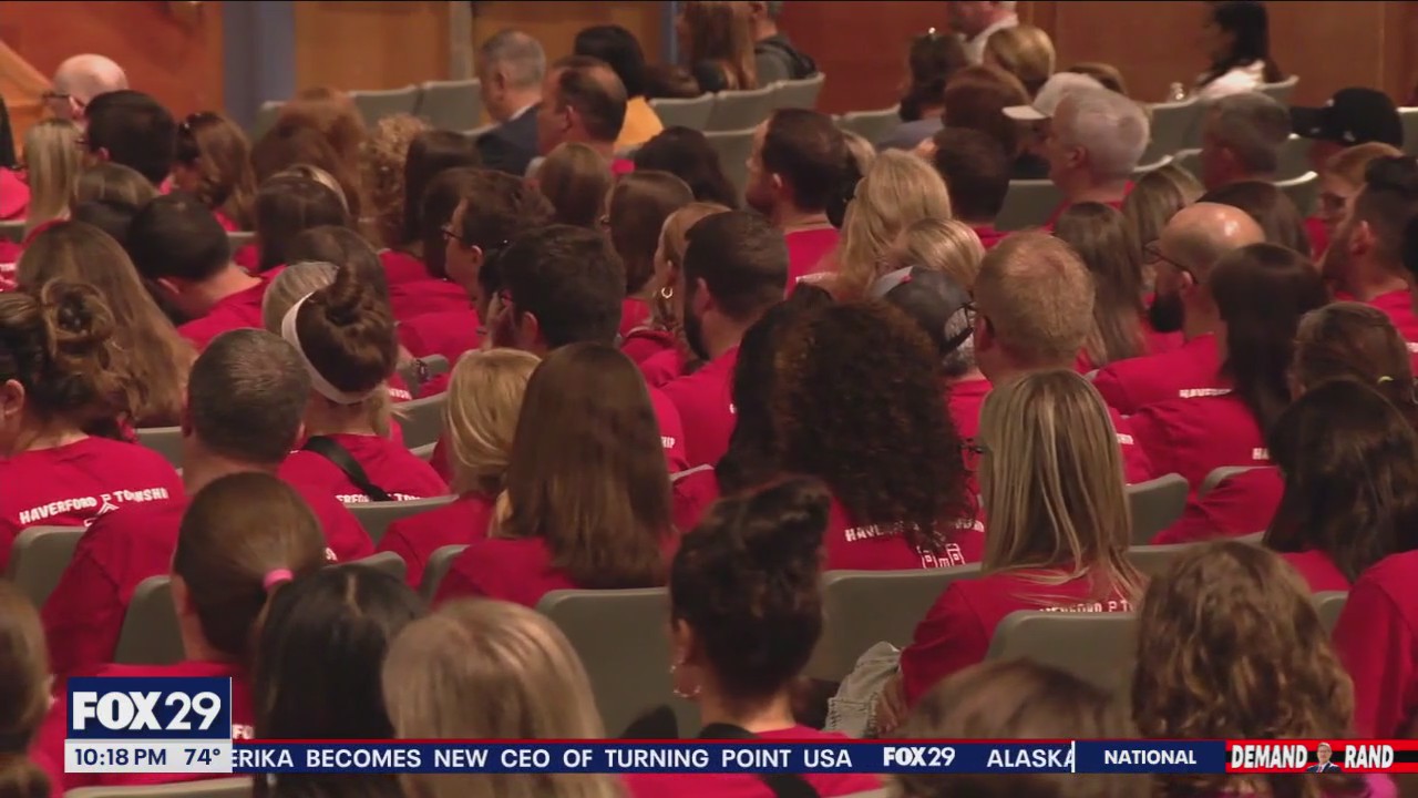 Haverford Twp. teachers demand competitive contract in packed meeting