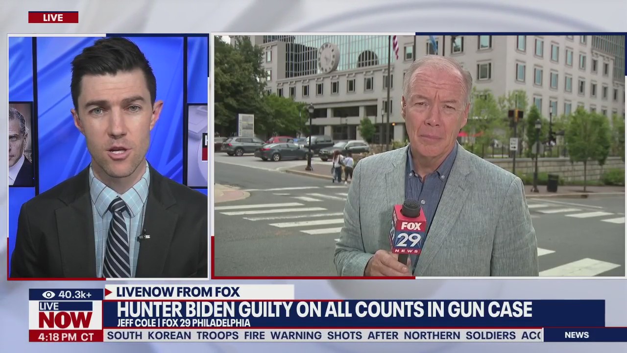Scene outside court after Hunter Biden verdict