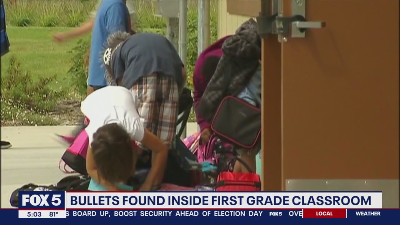 Bullets found inside first grade classroom in DC