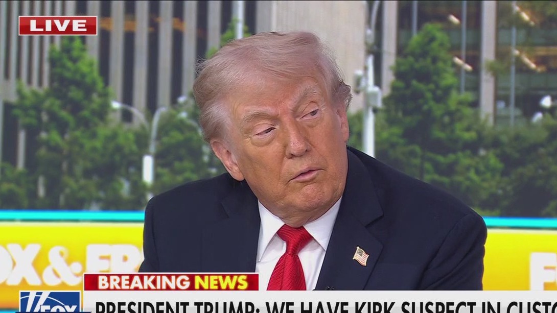 Charlie Kirk shooting suspect in custody, President Trump says