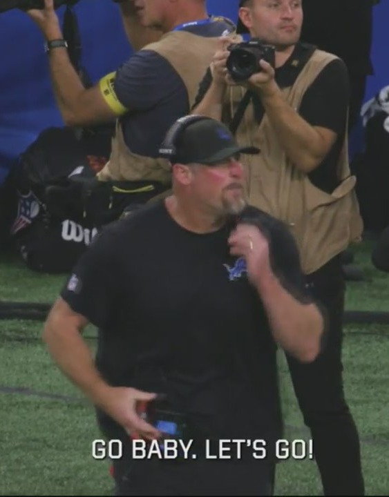 Wired for Sound: Lions coach Dan Campbell mic'd up during the Browns game