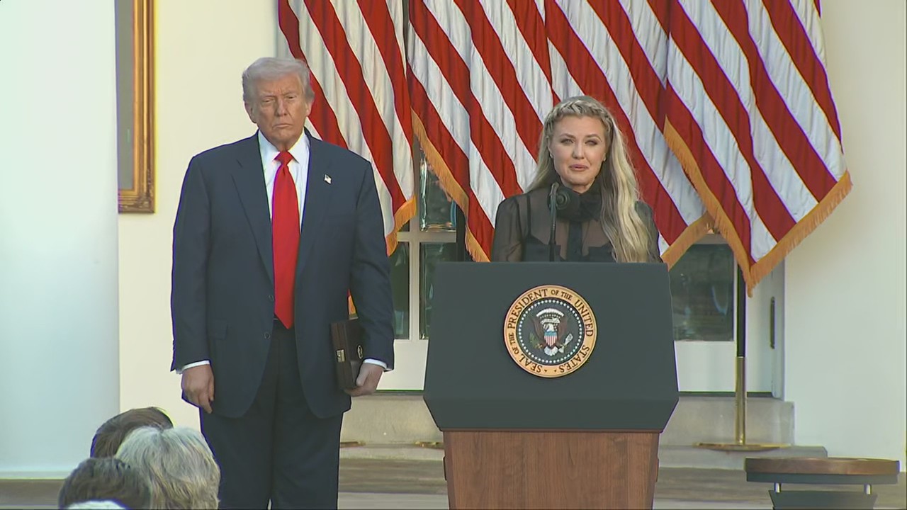 Erika Kirk: 'Charlie gave his life to defend freedom'