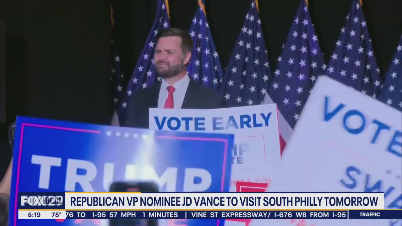 JD Vance to visit South Philly as Kamala Harris kicks off Battleground Tour