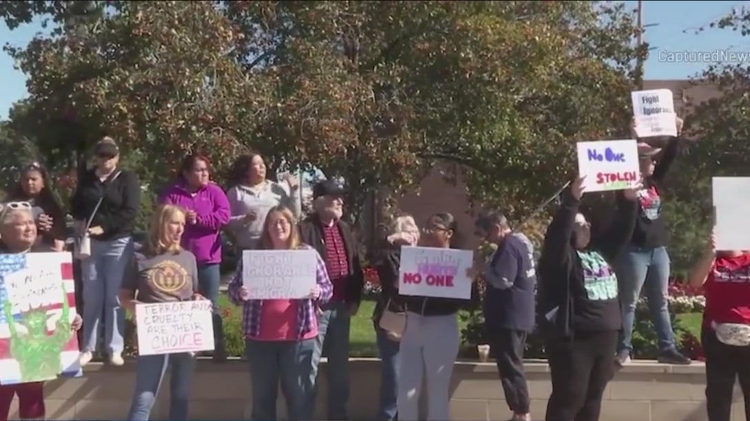 East Chicago ICE protest