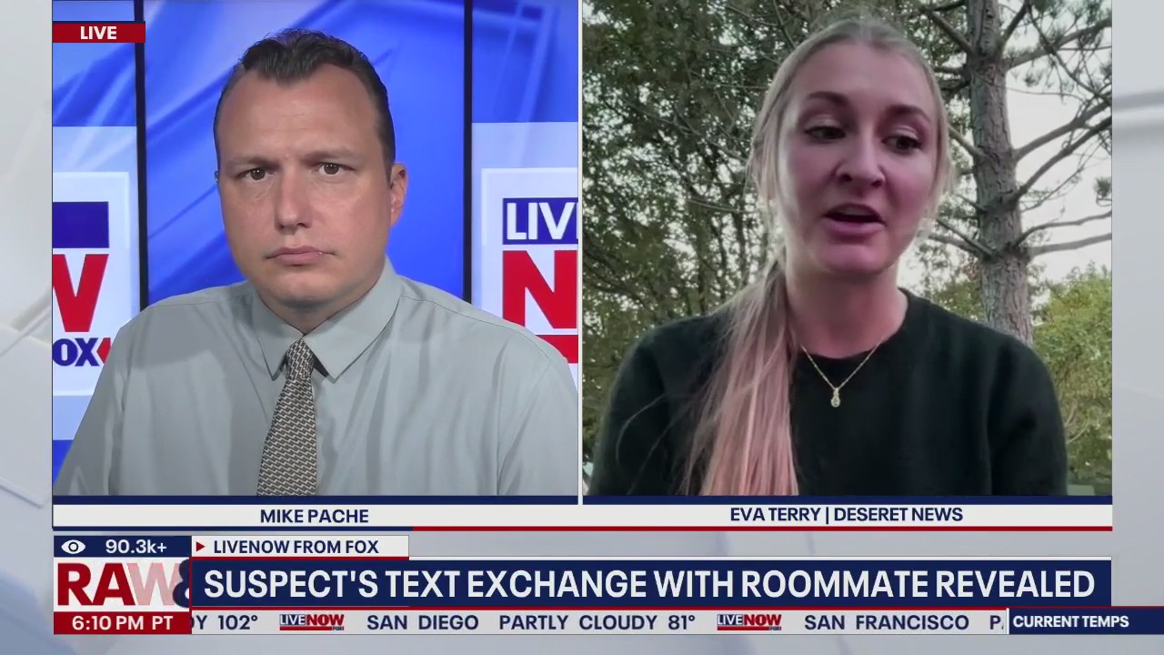 Kirk shooting suspect text exchange with roommate revealed