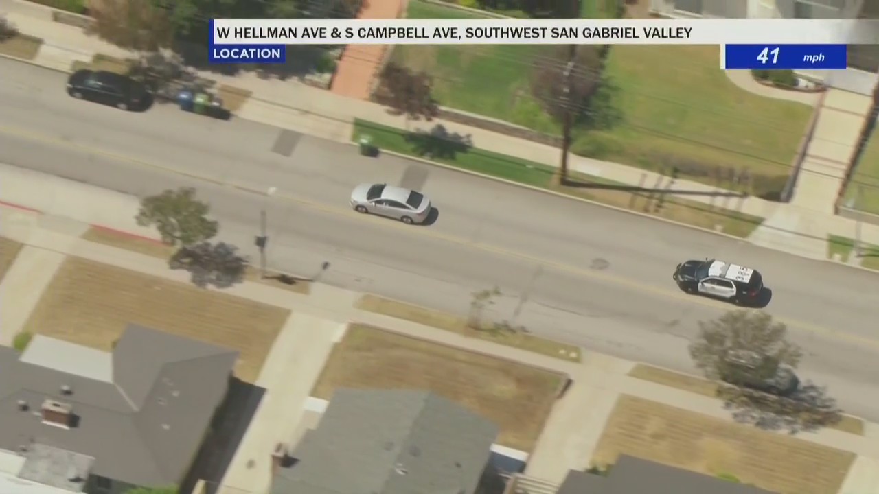 Police chase underway in San Gabriel Valley