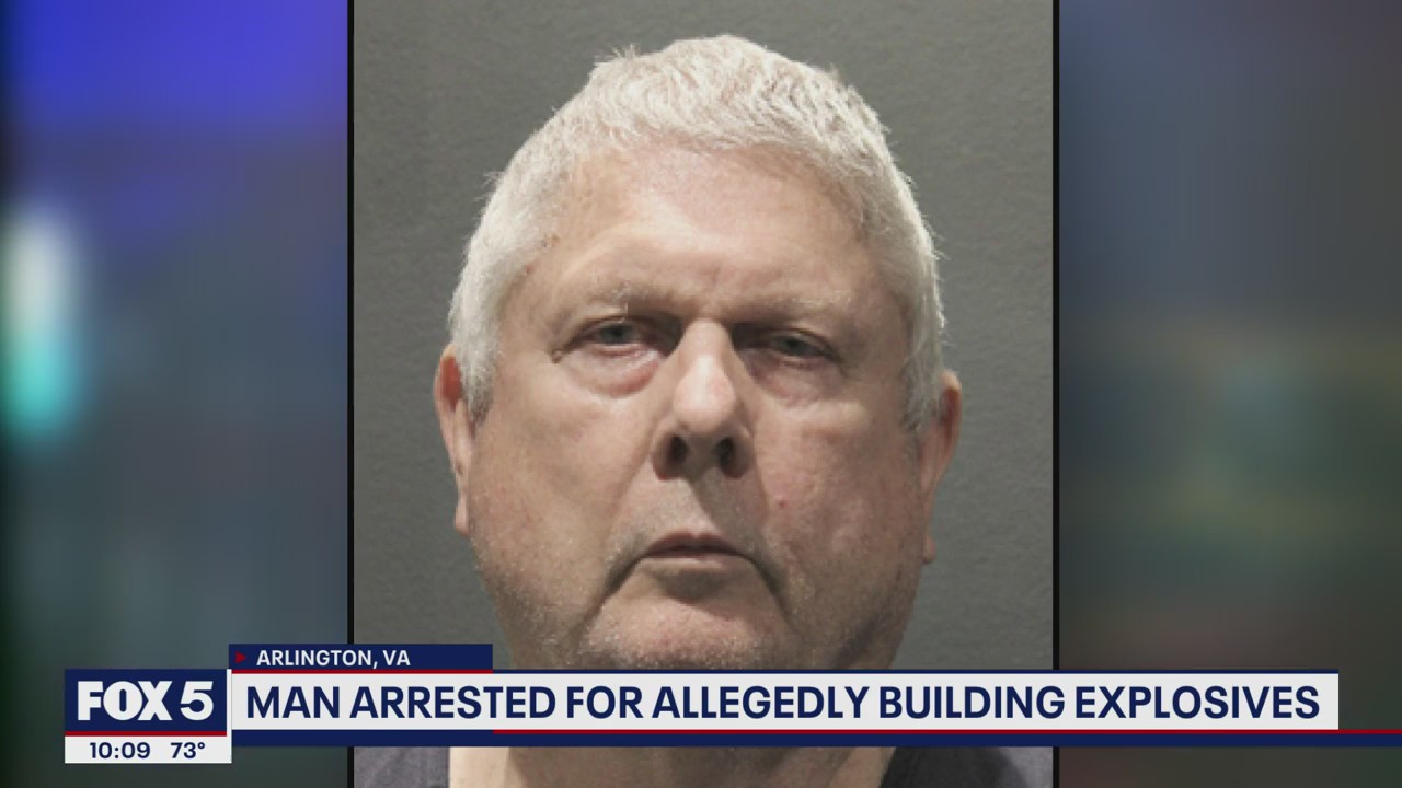 Arlington man arrested for allegedly building explosives