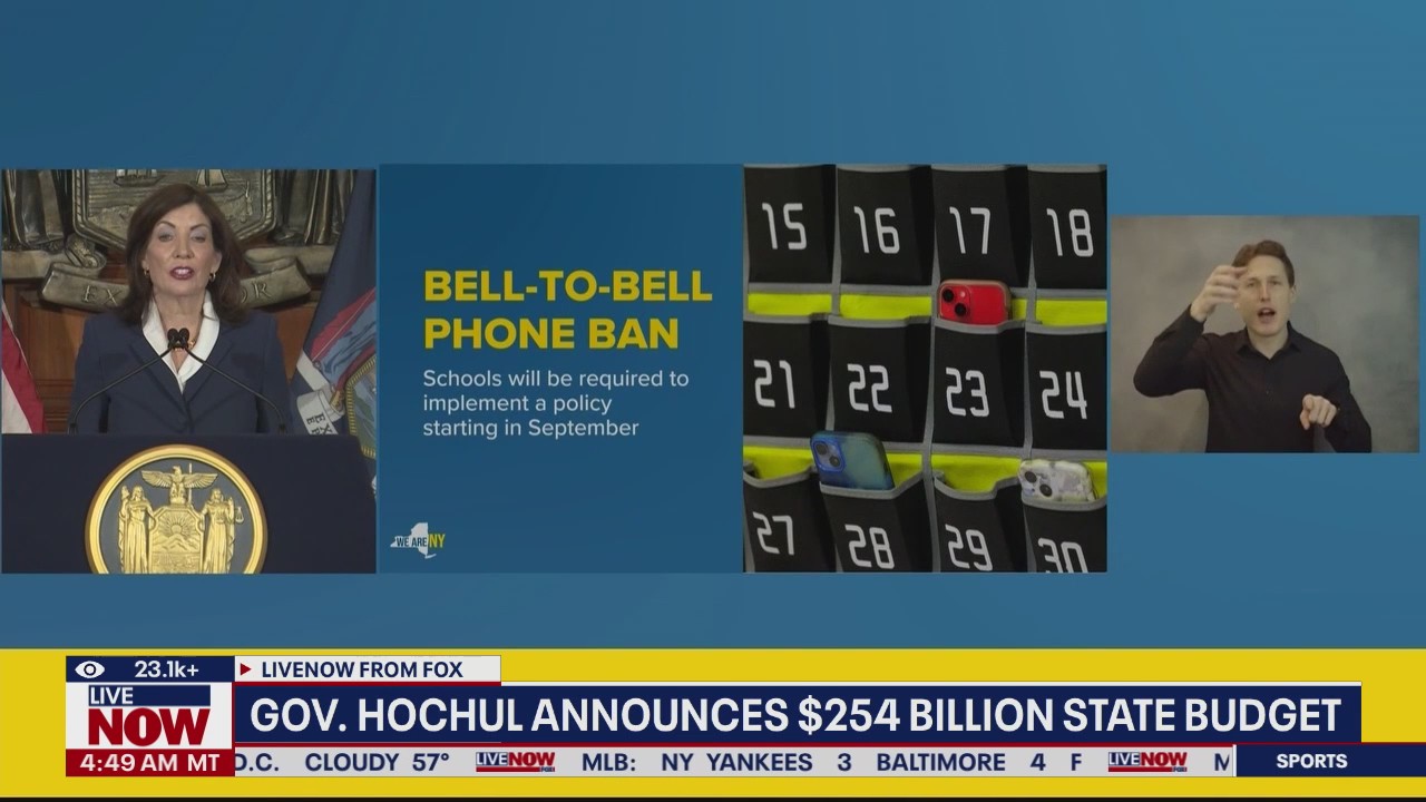NY schools to implement bell-to-bell phone ban