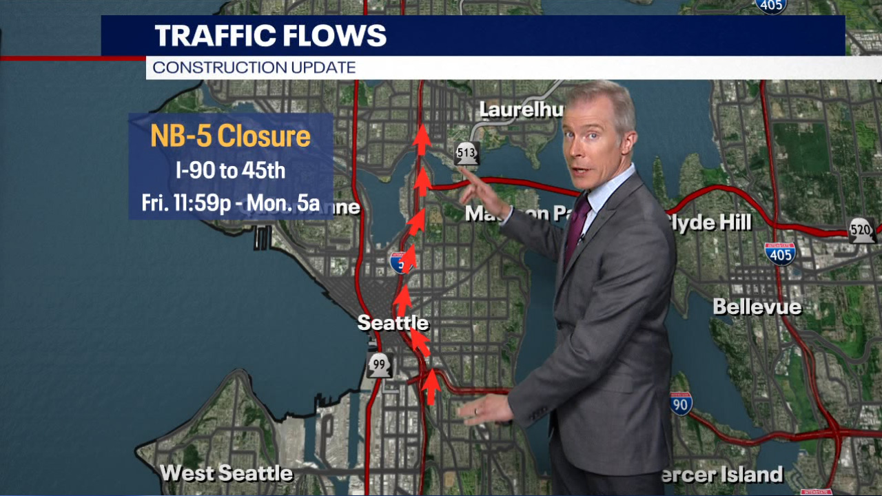 Here's how to get around this weekend's I-5 closure in Seattle