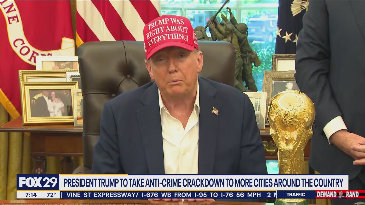 Trump plans to extend crime crackdown to other U.S. cities