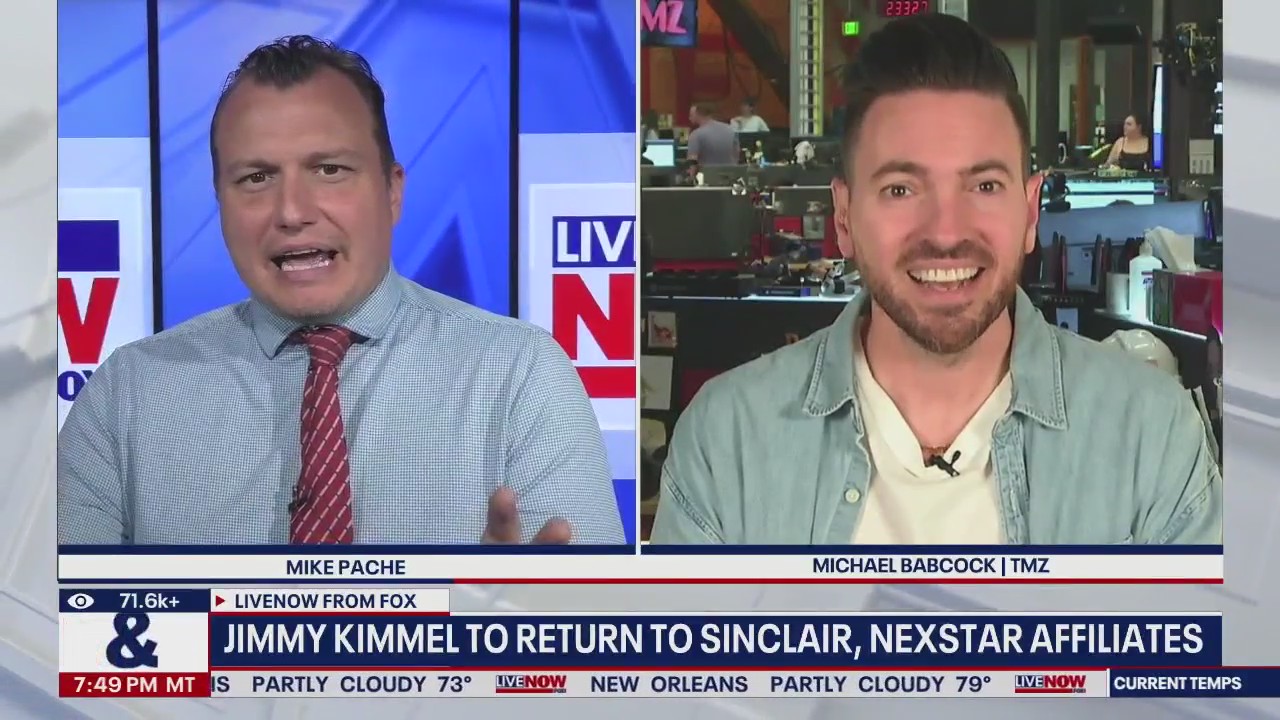 Jimmy Kimmel returning to Sinclair, Nexstar affiliates