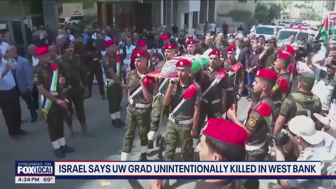 Israel says UW grad was unintentionally killed in West Bank