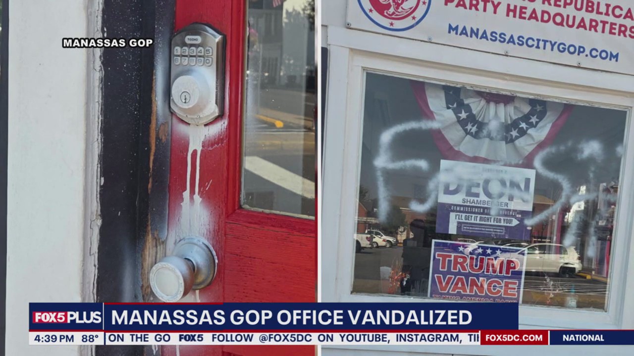 GOP Office vandalized in Manassas