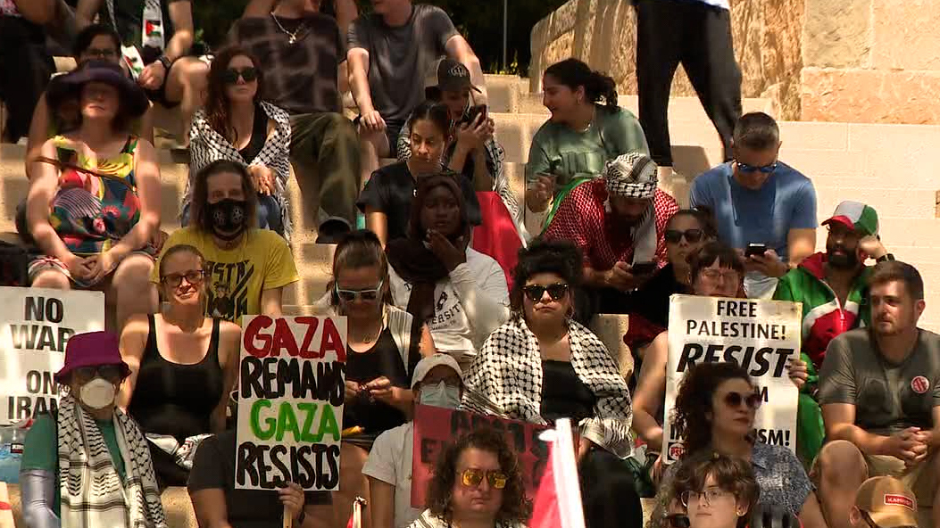 Pro-Palestine protest at City Hall