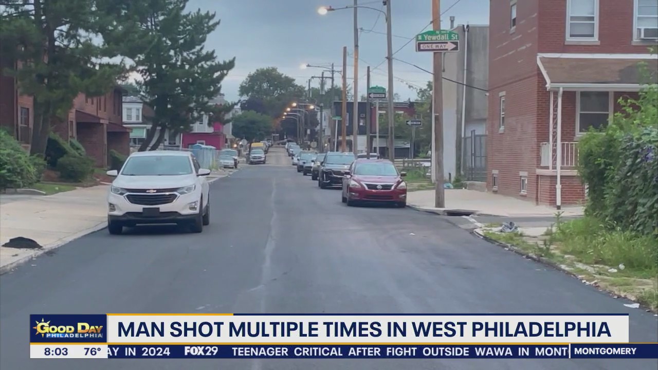 Man shot multiple times in West Philadelphia | Good Day Philadelphia Weekend