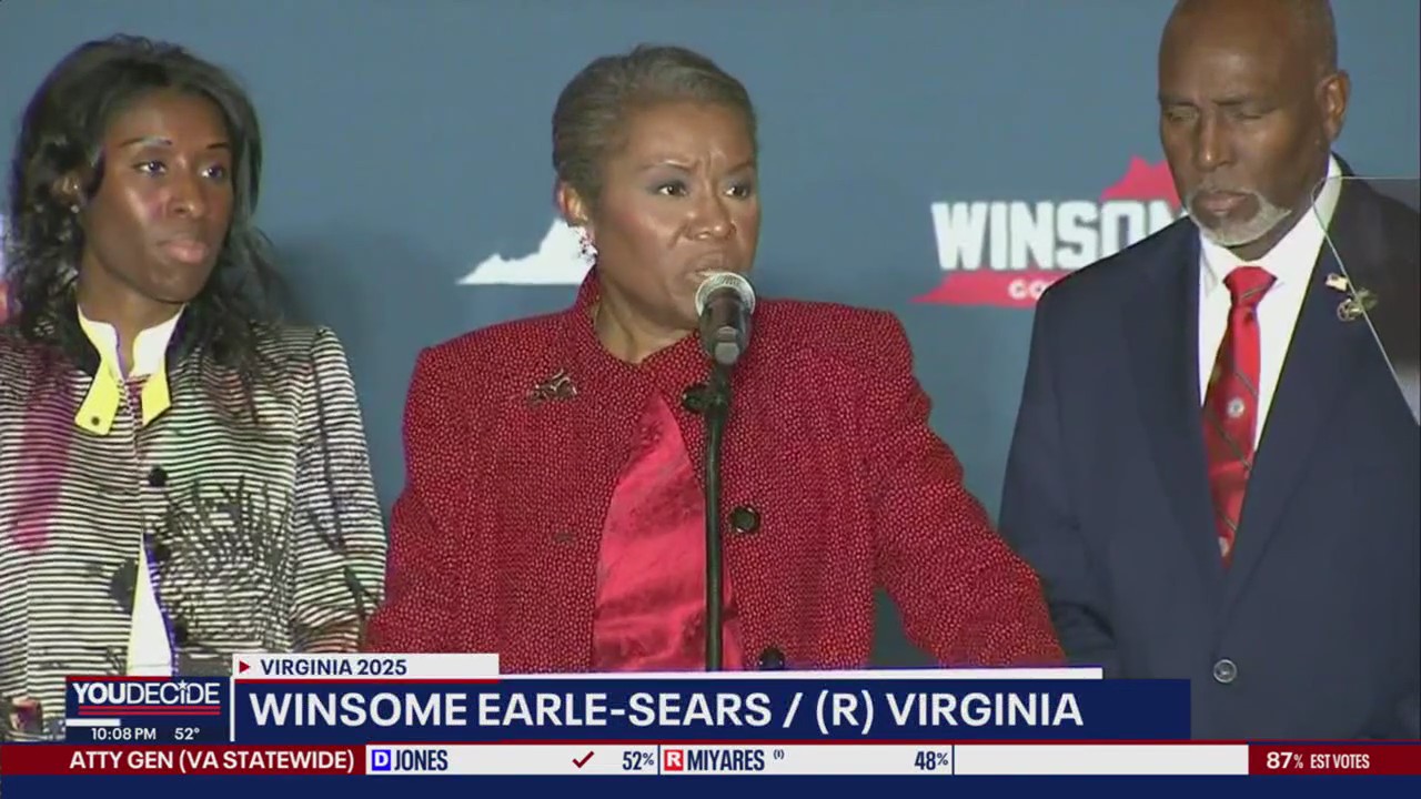 Earle-Sears wishes Spanberger success in concession speech
