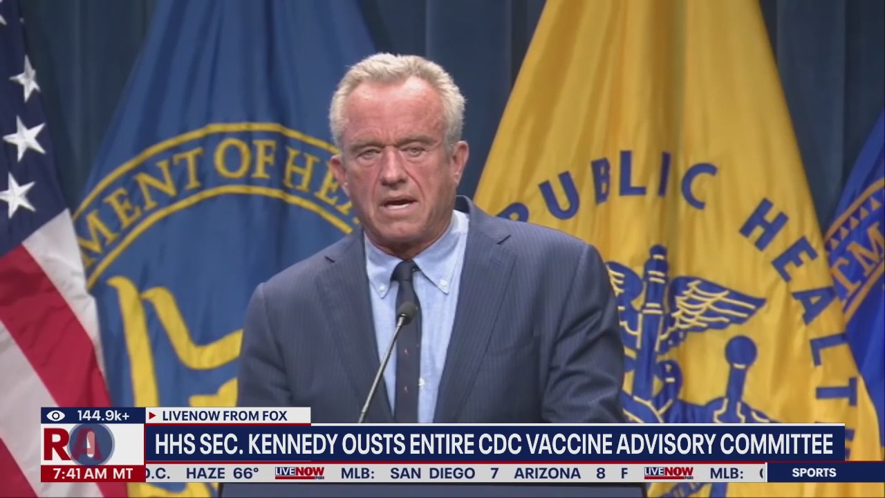 RFK Jr. removes entire CDC vaccine panel
