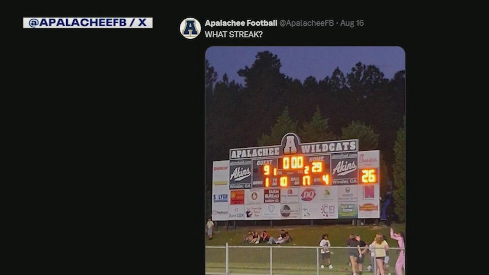 Apalachee HS wins first football game since 2021