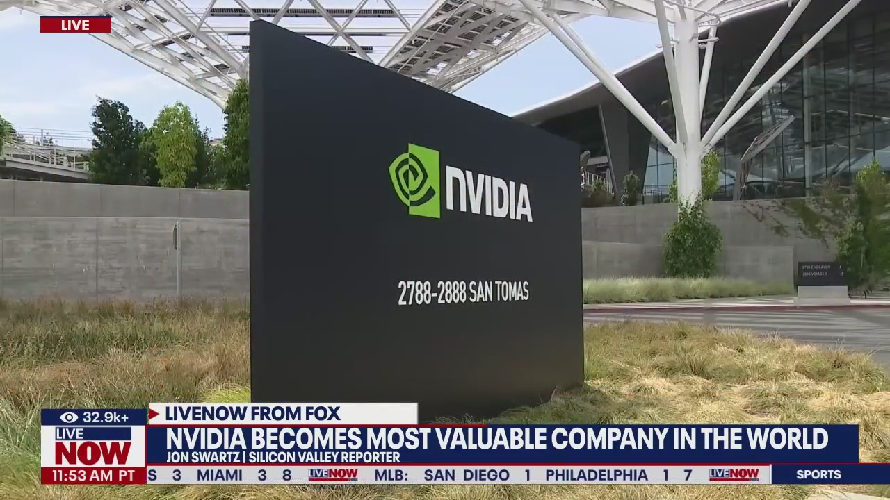 Nvidia overtakes Microsoft as most valuable company