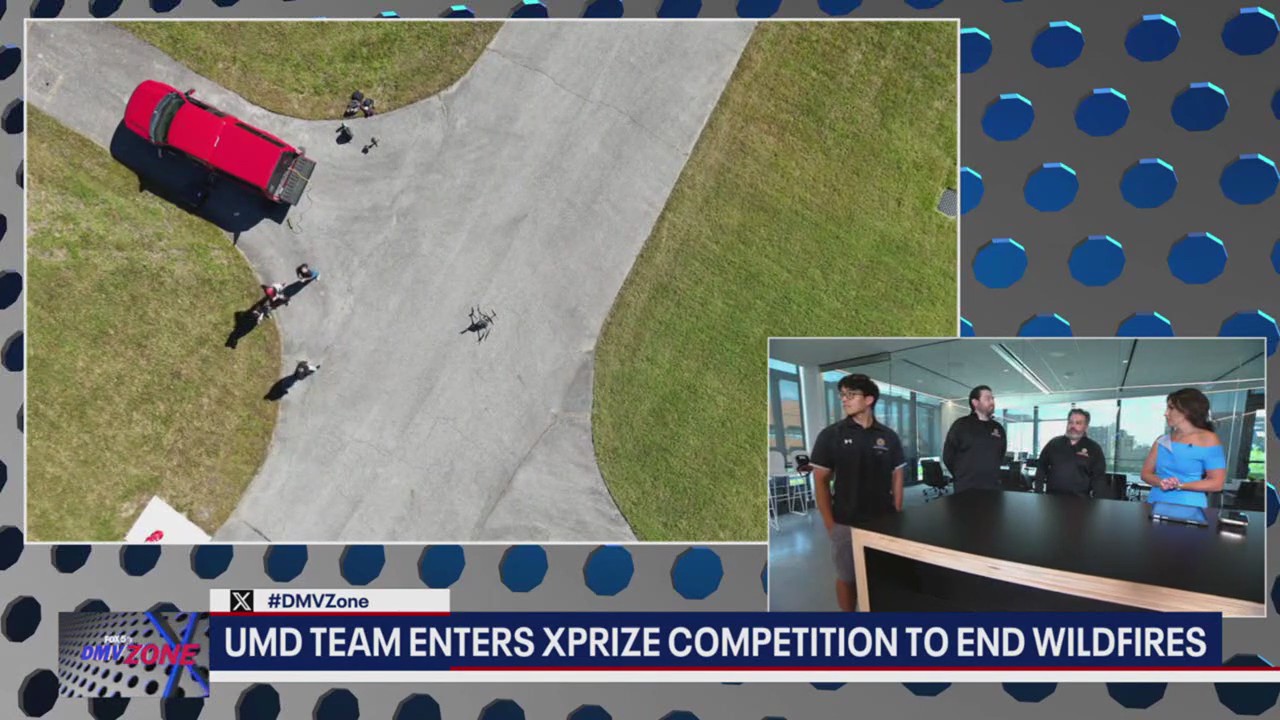 UMD team enters XPrize Competition to fight wildfires