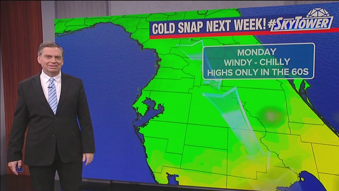 Tampa Weather | Cold front arrives next week