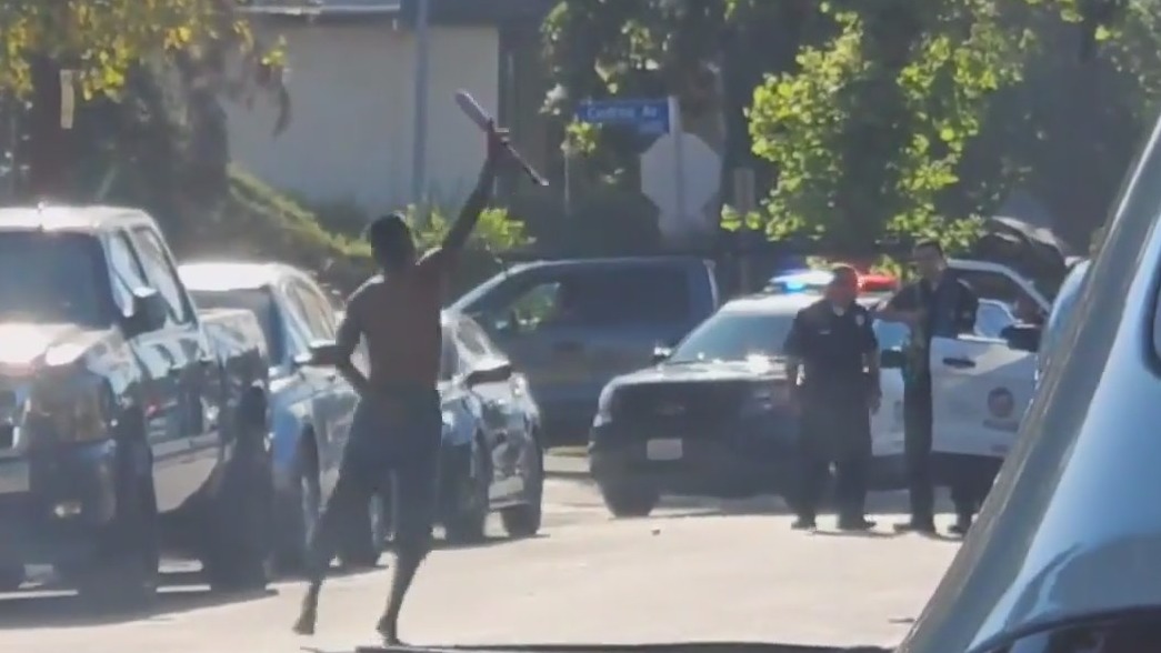 Man with bat damages cars in Van Nuys