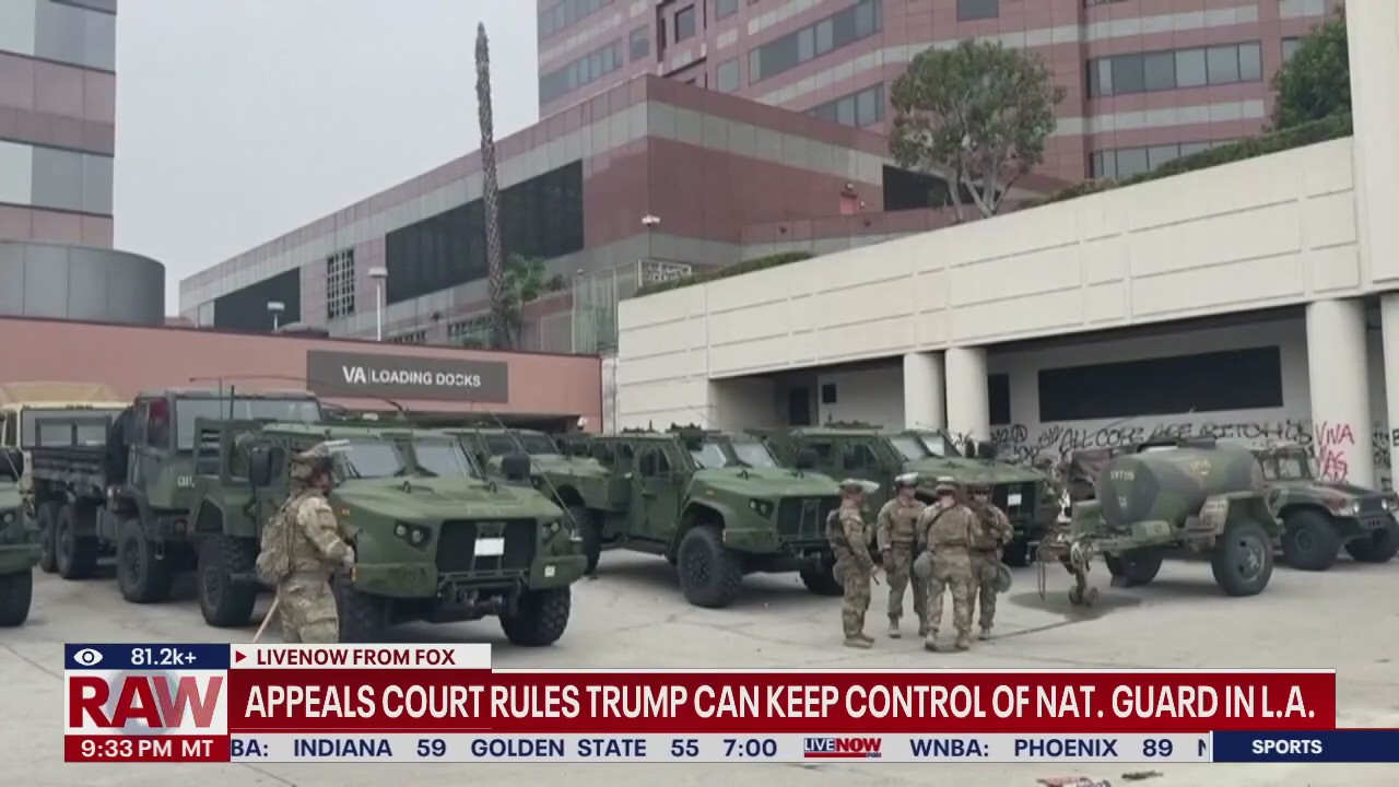 Court rules Trump can keep control of National Guard in L.A.