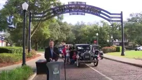 Historic gateway installed in Winter Park