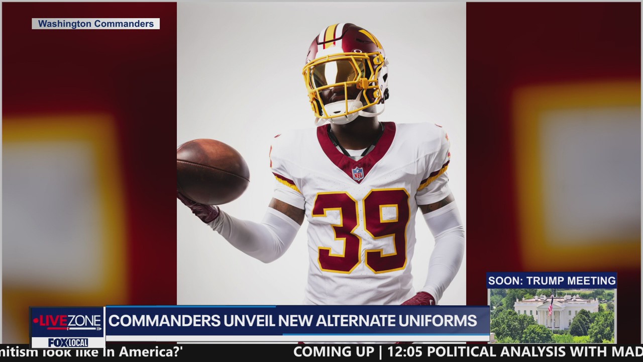 Washington Commanders unveil new alternate uniforms