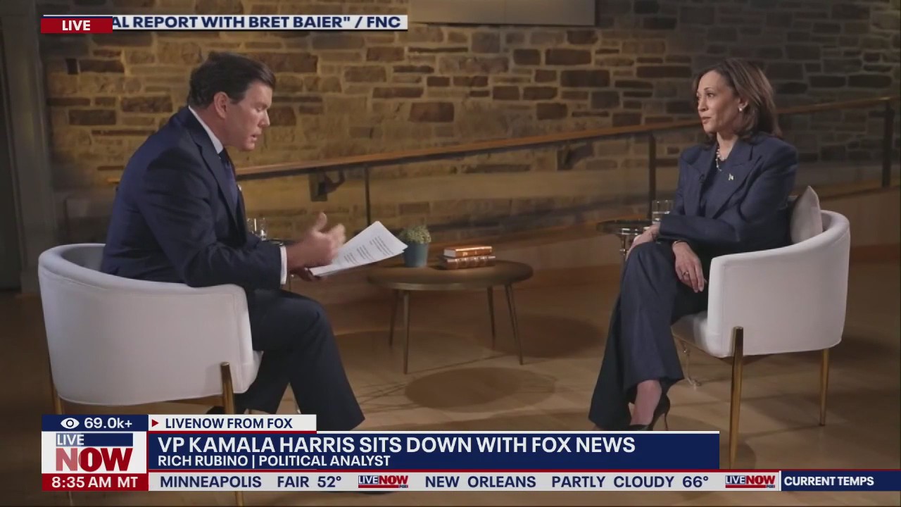 VP Kamala Harris sits down with Fox News