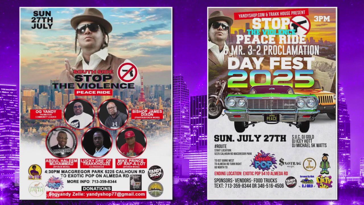 Happening this weekend: Stop the violence peace ride at MacGregor Park