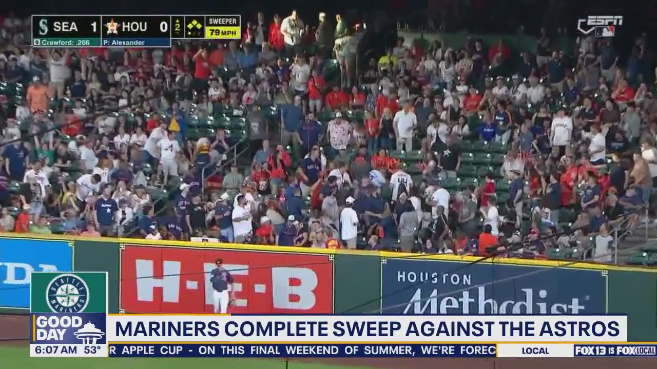 Seattle Mariners' magic number drops after sweep of Astros