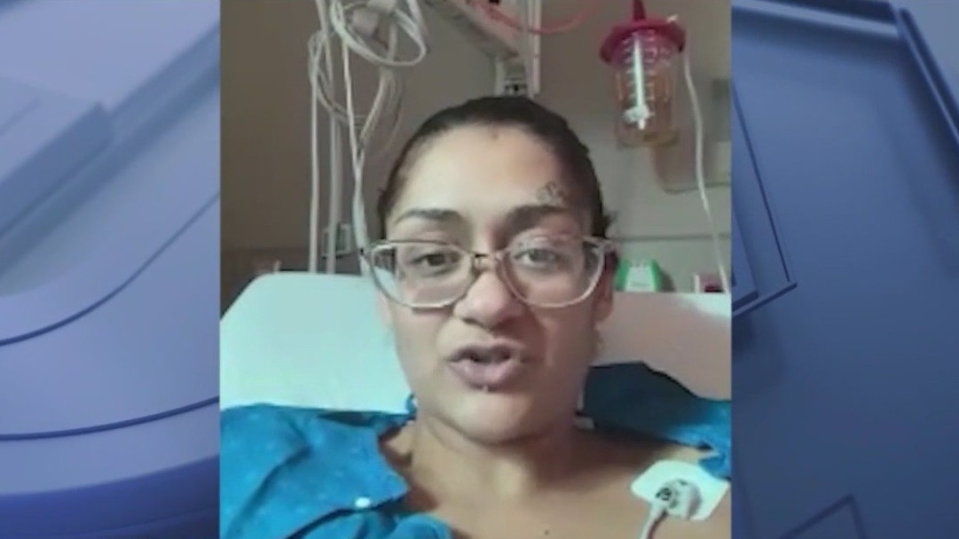 Pregnant woman discusses stabbing over tip