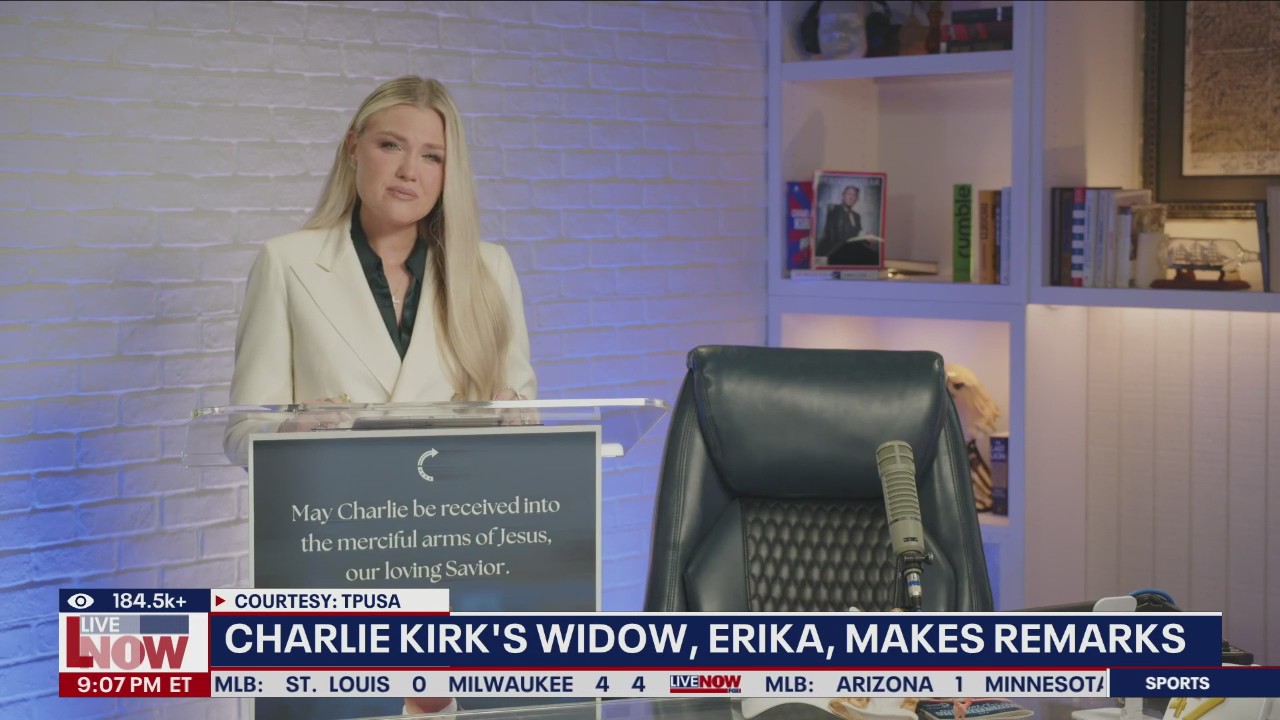 Erika Kirk speaks out after husband's assassination
