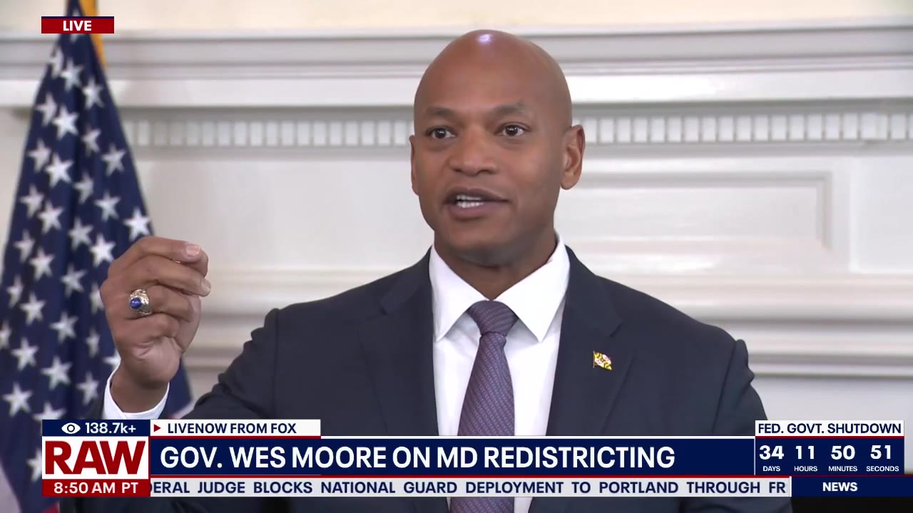 Maryland Gov. Wes Moore announces redistricting commission