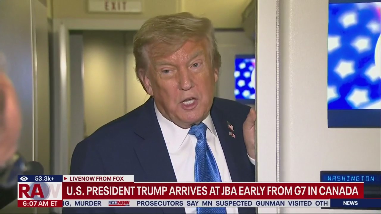 'Would have saved a lot of lives,' Trump leaves G7 early amid Israel-Iran strikes