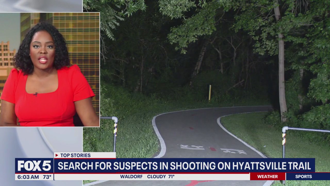 1 hospitalized, 2 injured after shooting on Maryland trail