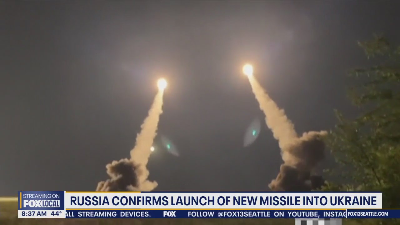 Russia confirms launch of new missile into Ukraine