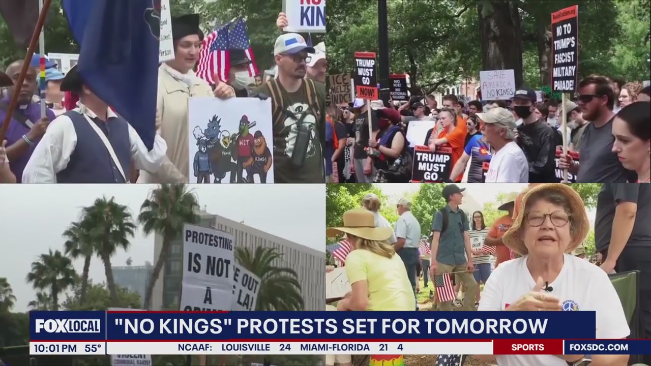 Security increased across DC ahead of 'No Kings' protests