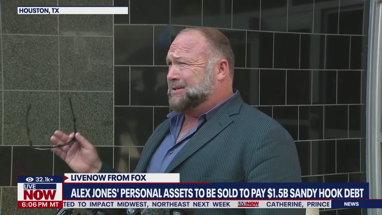 Alex Jones' personal assets will be liquidated