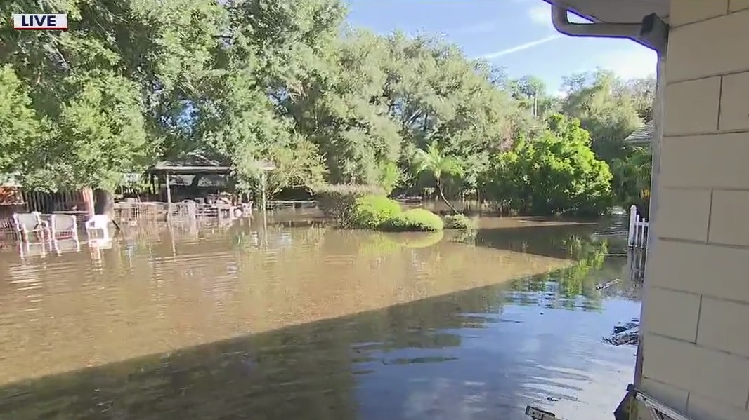Inside flooded Mount Dora home