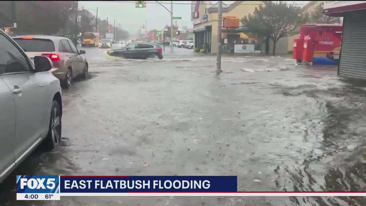 Major flooding in NYC, Long Island