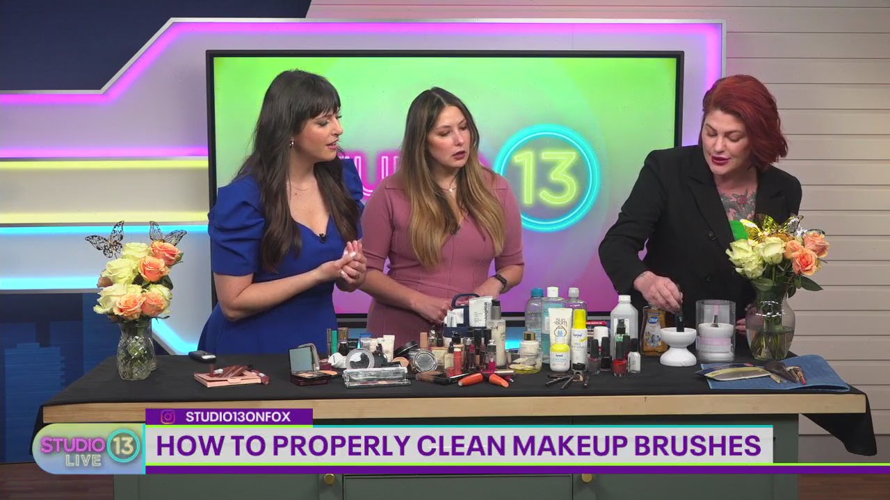 How to properly clean your makeup brushes with Tiffany Colors