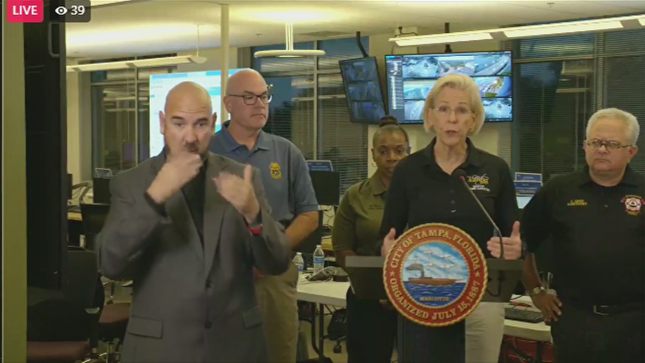 Hurricane Helene: Tampa officials give storm update