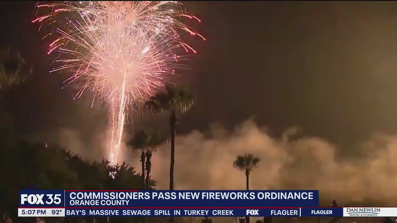 Orange County commissioners pass new fireworks ordinance