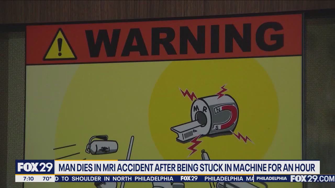Man dies after being sucked into MRI machine