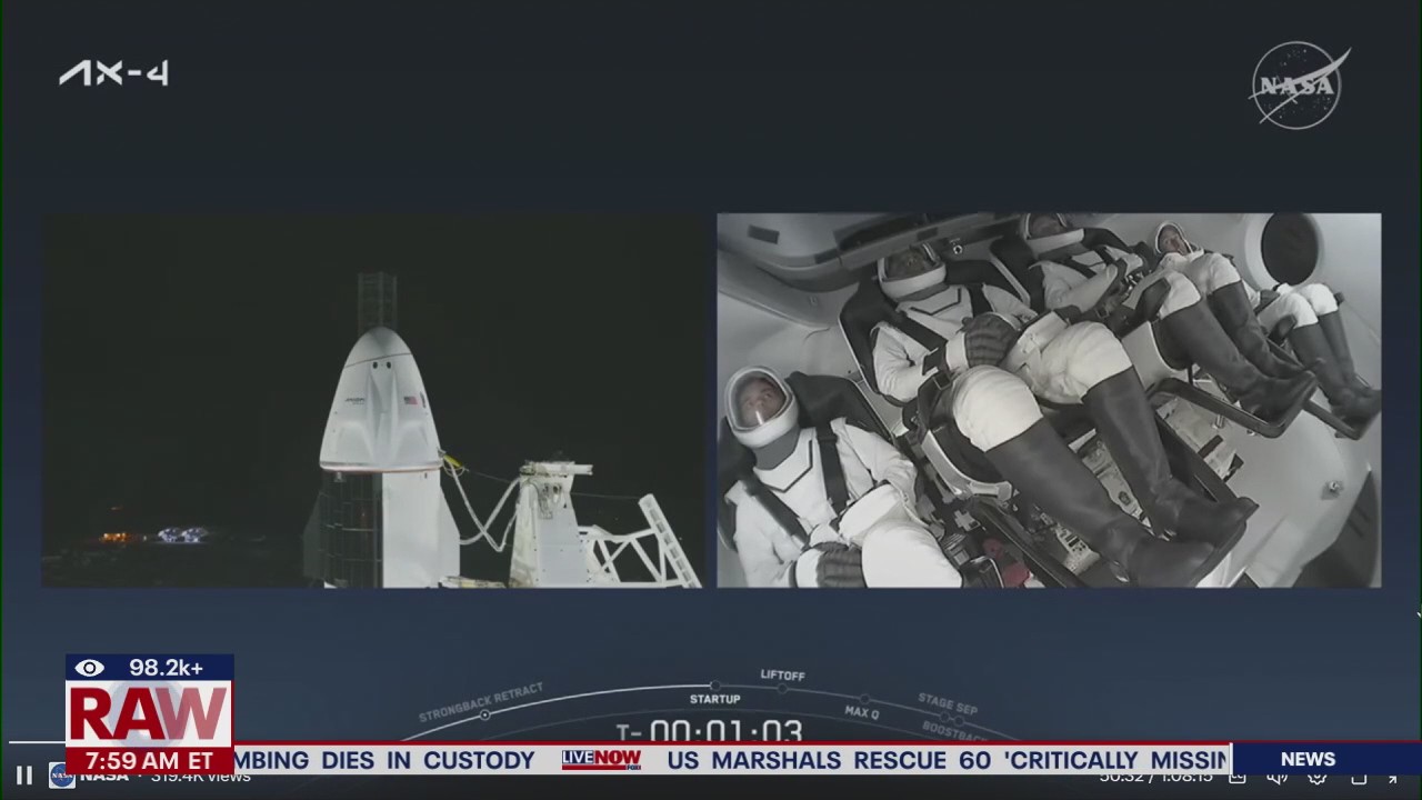 SpaceX launches Axiom Mission 4 to ISS