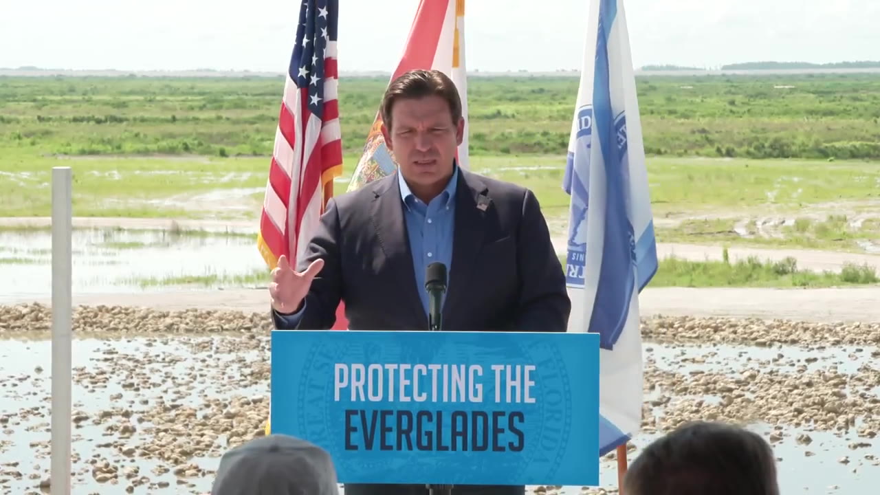 Gov. DeSantis opens C-43 Reservoir to help protect Everglades