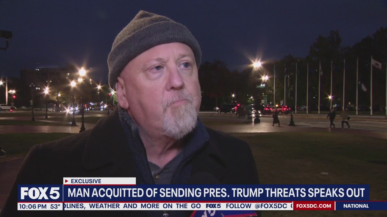 Man acquitted on charges of threatening President Trump speaks out